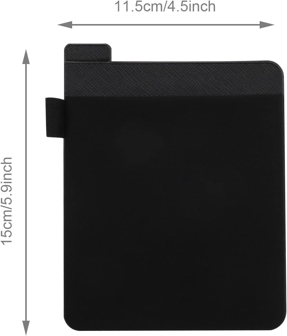 Emsea 2PCS Self-Adhesive Pouch Holders Portable Carrying Case Storage Pockets Laptop Organizers for External Hard Drive Stylus Pens Wireless Mouse Cables Earphones