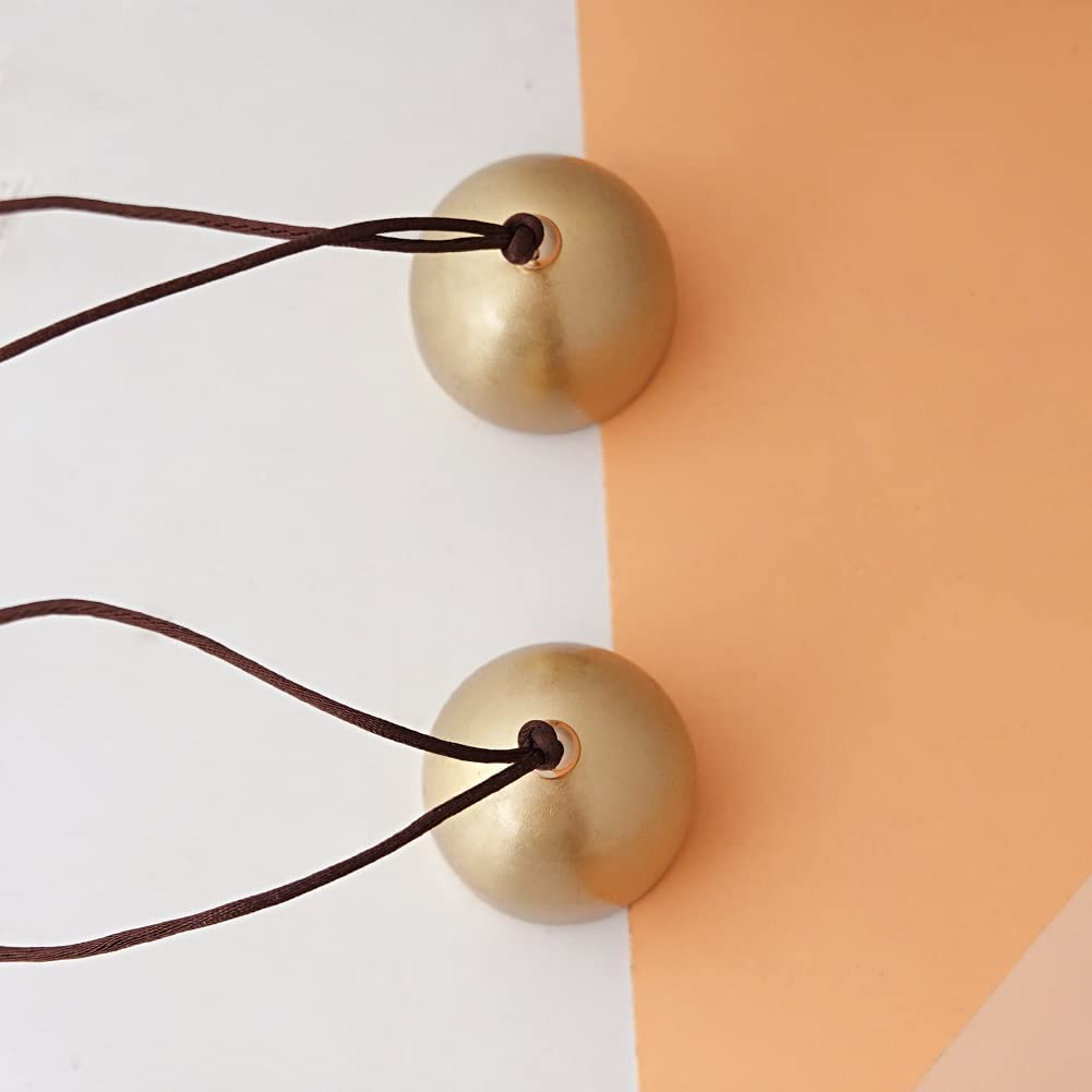 2Pcs Small Hanging Bells Decoration Camping Tent Fengshui Bell for Good Luck Wealth and Safe Window Home Pendant Wind Chime image number 5