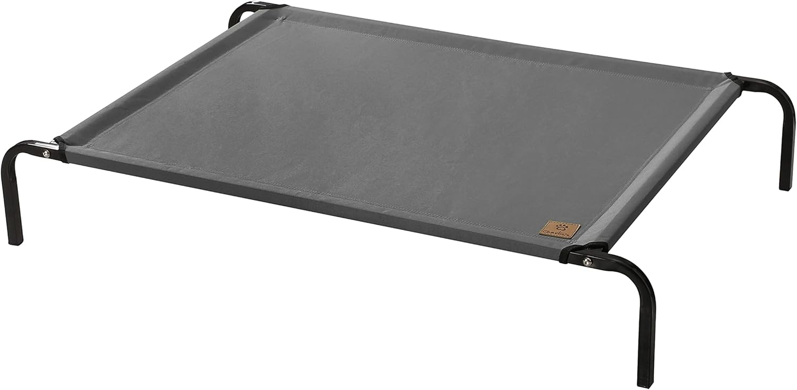 Charlie'S Heavy Duty Breathable Easy-To-Assemble Scratch-Resistant Elevated Trampoline Hammock PET Bed Dog Cat Summer Cool Cot - Grey Extra Large