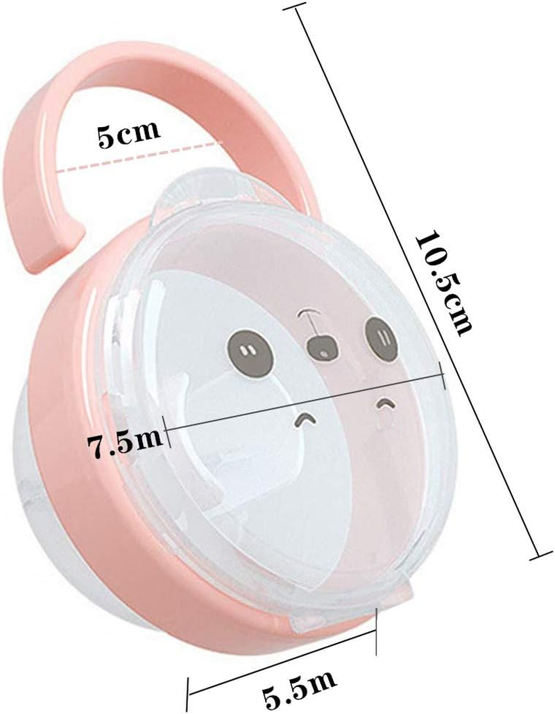 3 Pieces Baby Dummy Case, Travel Soother Box Baby Pacifier Holder Storage Case Dummy Container for Infant Baby Toddler image number 2