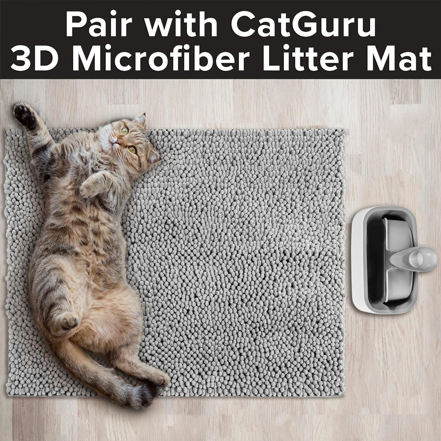 Catguru New Premium Cat Litter Scoop Holder, Scooper Caddy, Scoop Stand Pairs with Any Cat Litter Box and Fits All Cat Litter Scoops image number 4