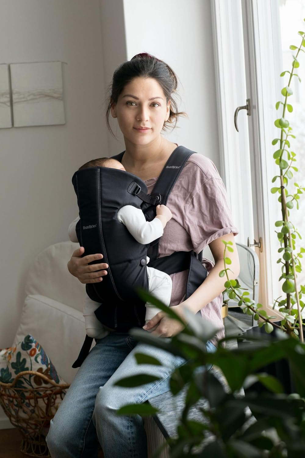 Baby Carrier MINI Woven Black image number 2