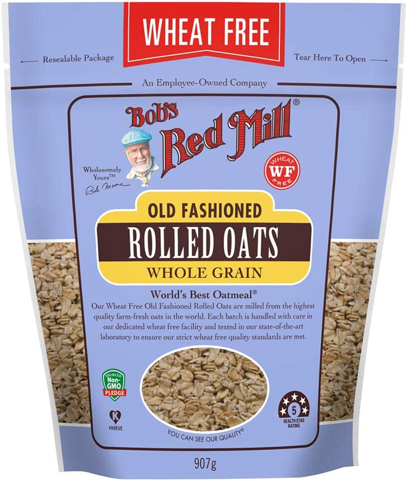Bob'S Red Mill Pure Wheat Free Rolled Oats, 907G