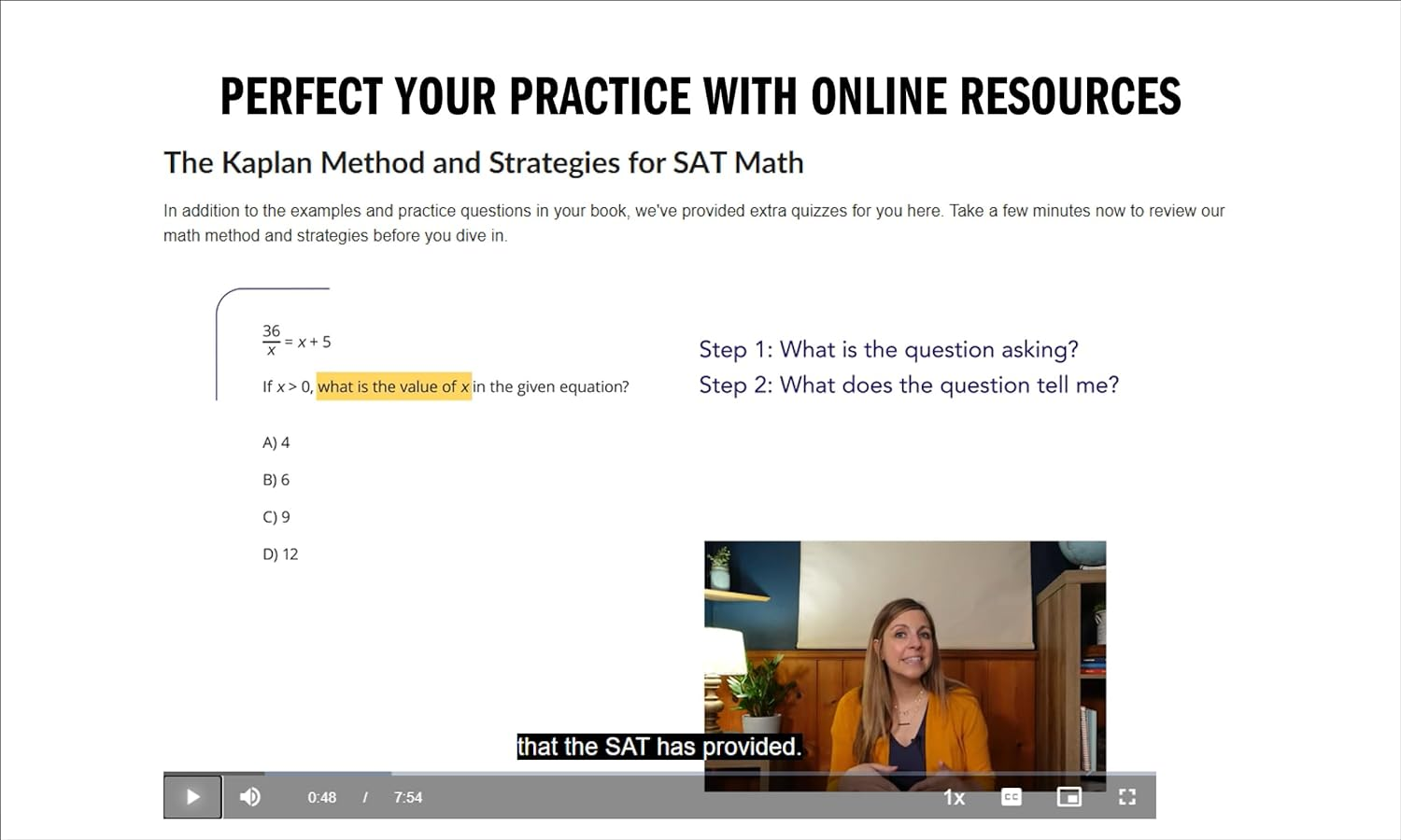 Digital SAT Total Prep 2024 with 2 Full Length Practice Tests, 1,000+ Practice Questions, and End of Chapter Quizzes image number 6