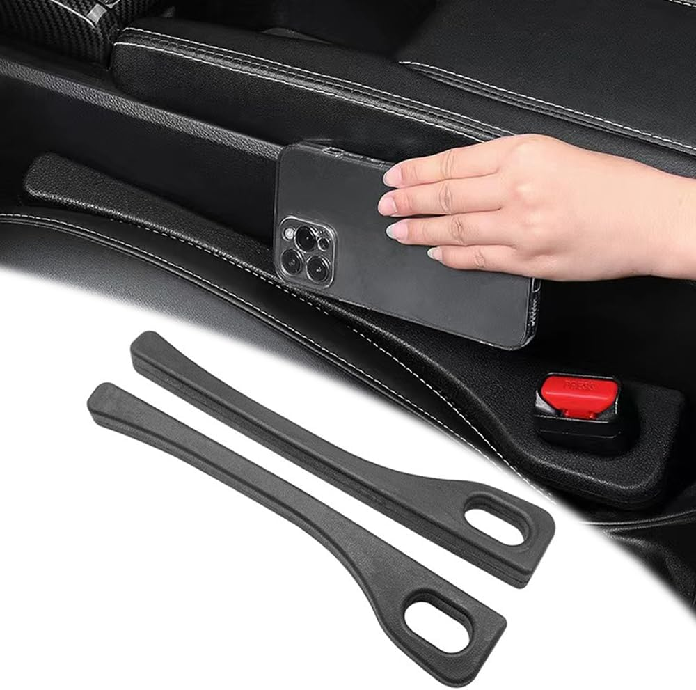 Car Seat Gap Filler Set of 2, Soft Foam Seat Gap Filler Universal Fit Car SUV Truck to Fill the Gap between Seat and Console image number 3