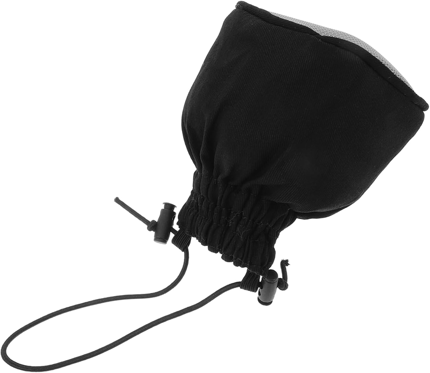 Hair Dryer Diffuser Cover Small Silver Foldable Blow Dryer Sock Travel and Bathroom Use image number 2