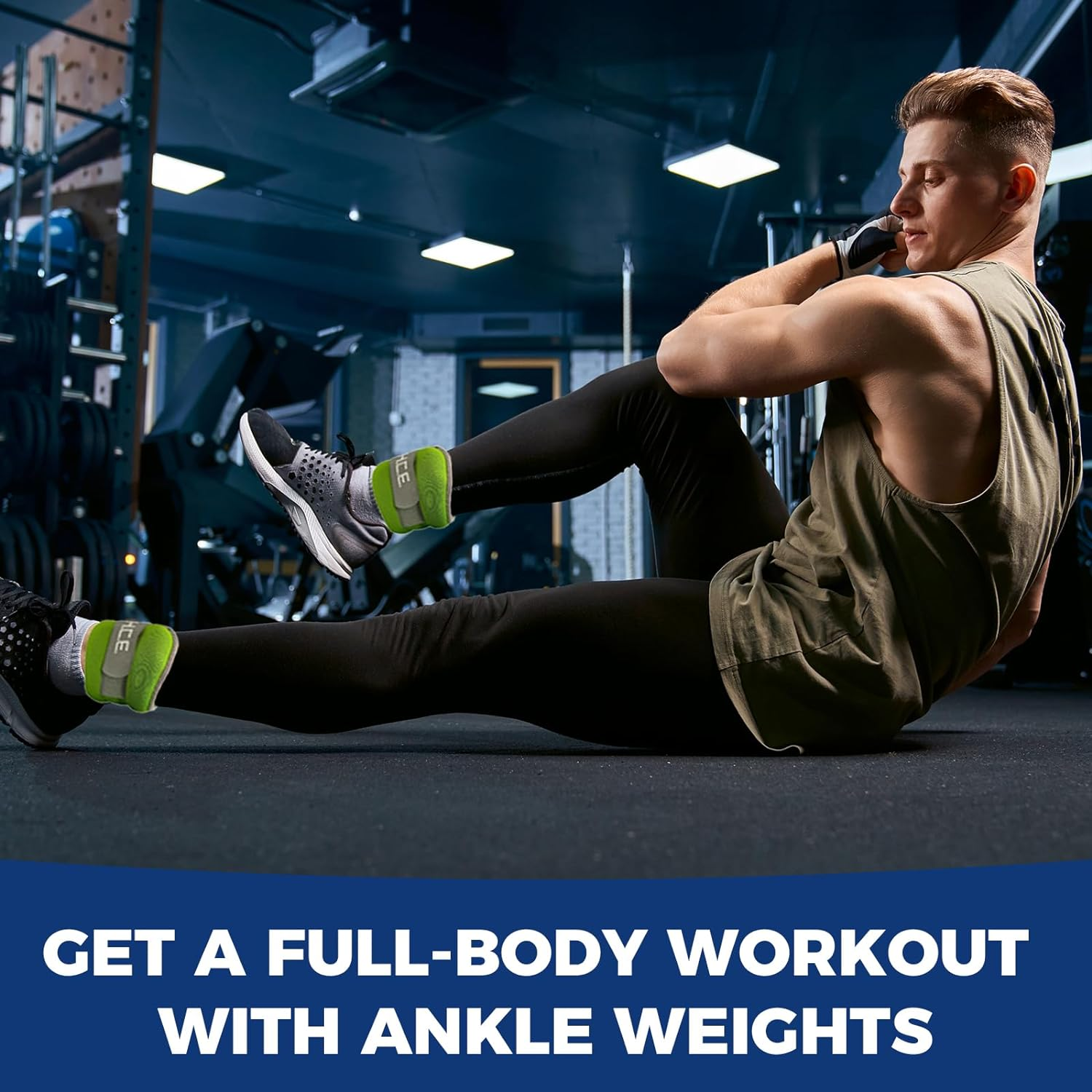 Ankle Arm Wrist Weights Straps by HCE - Fully Adjustable Fixed Weight for Arm, Hand & Leg - Best for Walking, Jogging, Gymnastics, Crossfit, Cardio Training, Aerobics Exercise (1KG to 4KG) - 3Kg (1.5Kgx2) image number 6