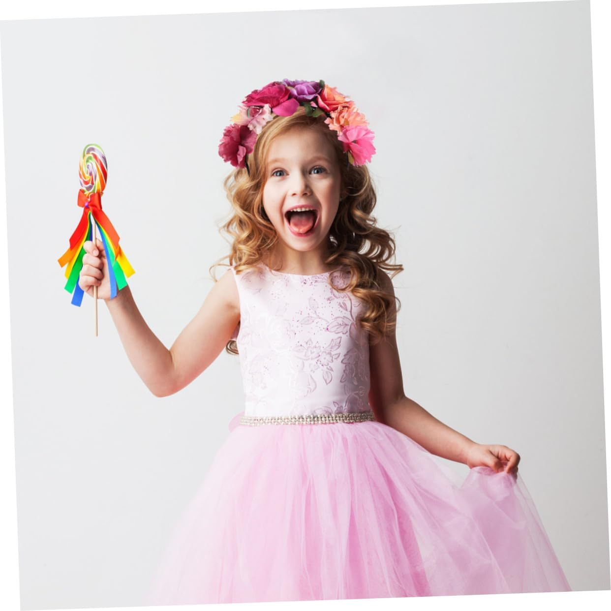 Halloween Headband Headdress for Halloween Parties Floral Hair Band for Women Festival Costume Cosplay Accessory Holiday Party Decoration image number 4