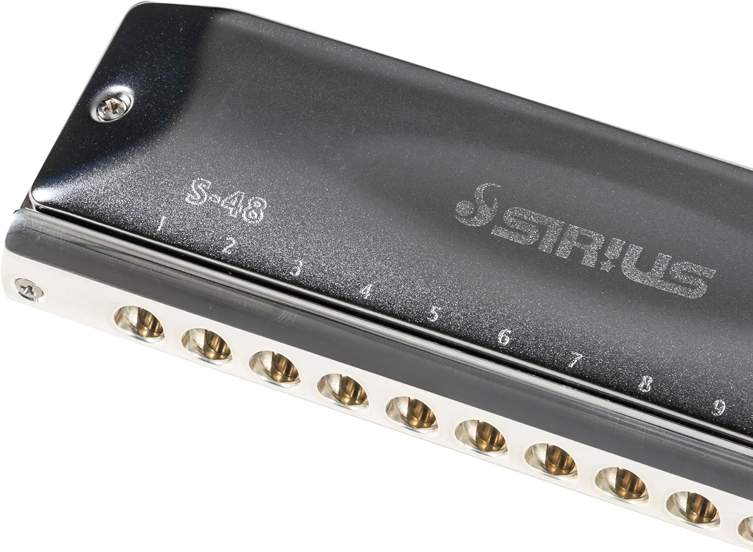 Suzuki Chromatic Harmonica Sirius Series S-48S Short Stroke image number 6