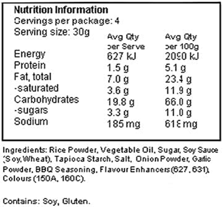 Joe'S Food Co. Barbeque Rice Wheels, 140G