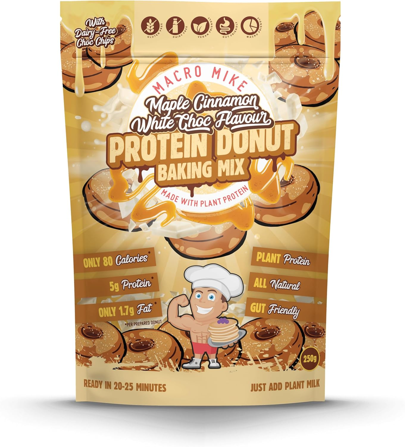 Macro Mike Cinnamon Donut Baking Mix 250 G