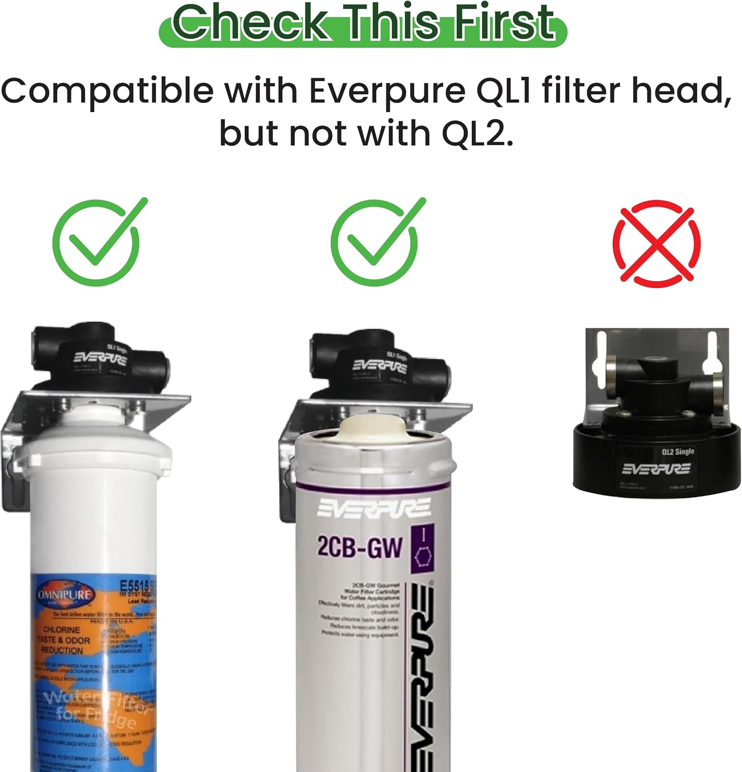 Omnipure E5515SB Water Filter - Substitute for WFA12, S-54 & H-54 - Everpure Compatible - 1 Count image number 1
