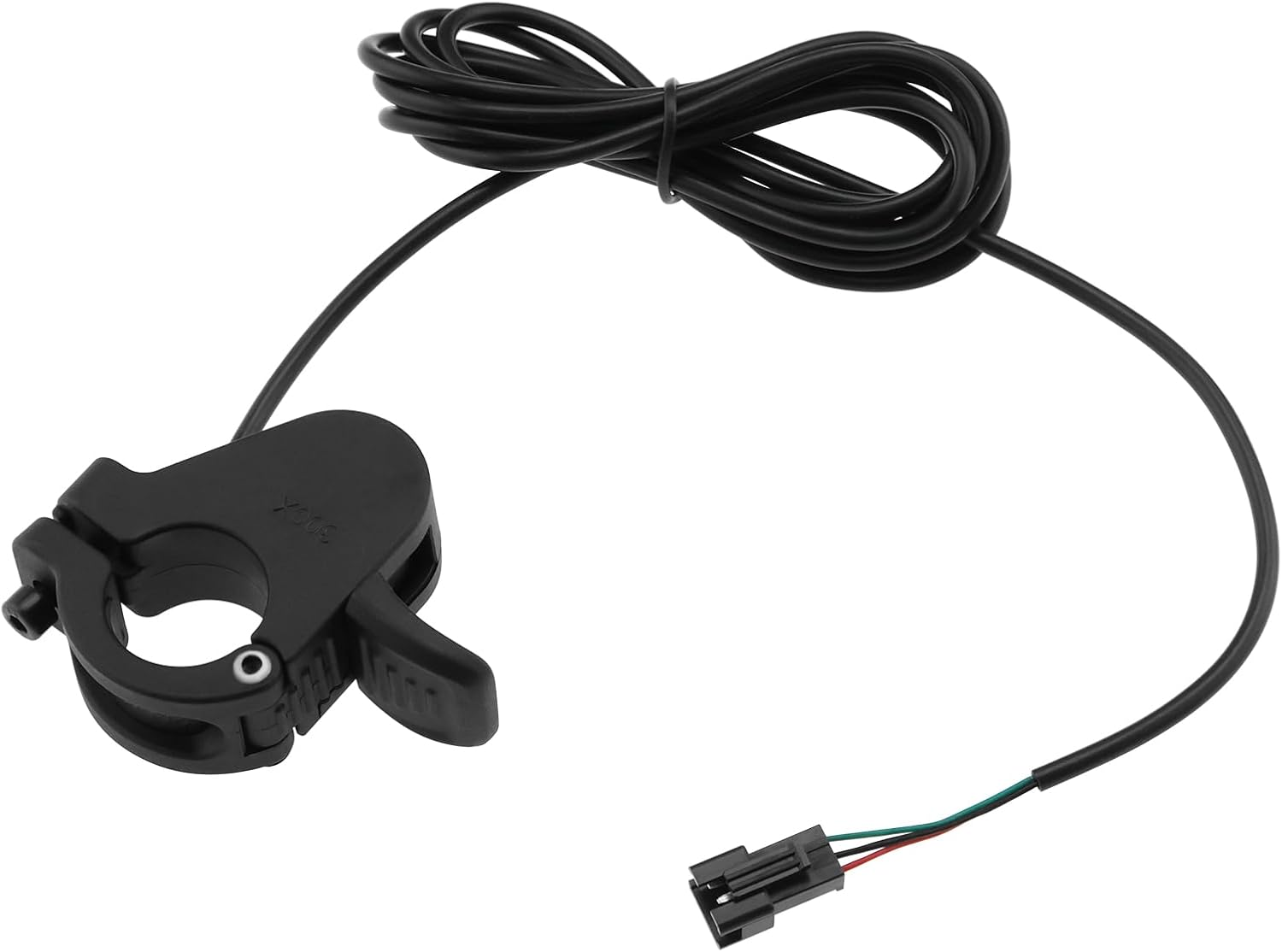 Emsea 1PC Electric Bicycle 300X SM Connector Speed Control Finger Throttle Accelerator Line Length 180Cm 24V 36V 48V 60V 72V Voltage for 22Mm Handlebars image number 1