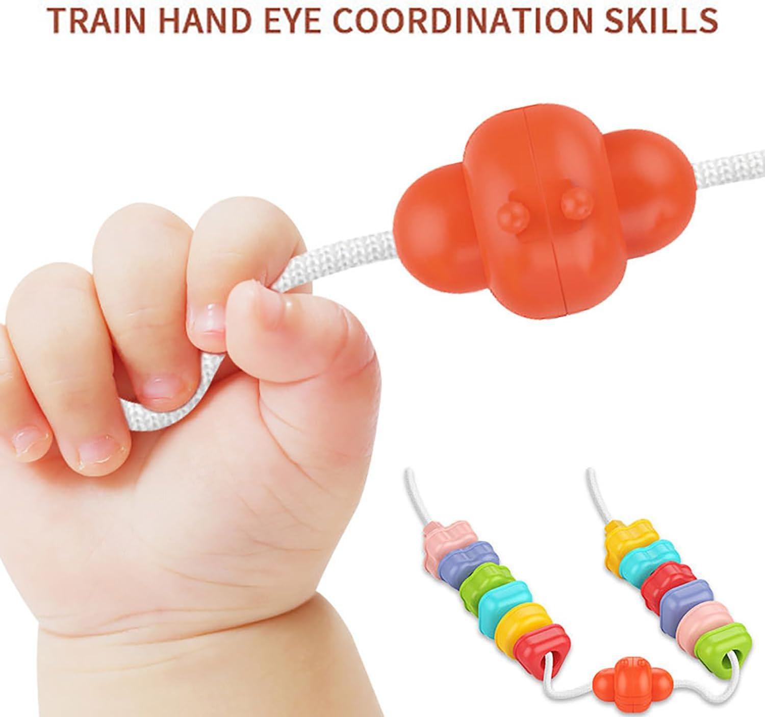 Montessori Sensory Toddler Toys Toy for 1 Year Old Boys Girls Birthday Gifts 1St One First Birthday 1 Year Old Girl Boy, Educational Learning Toy for 1-2 Year Old Fine Motor Skills (Color) image number 4