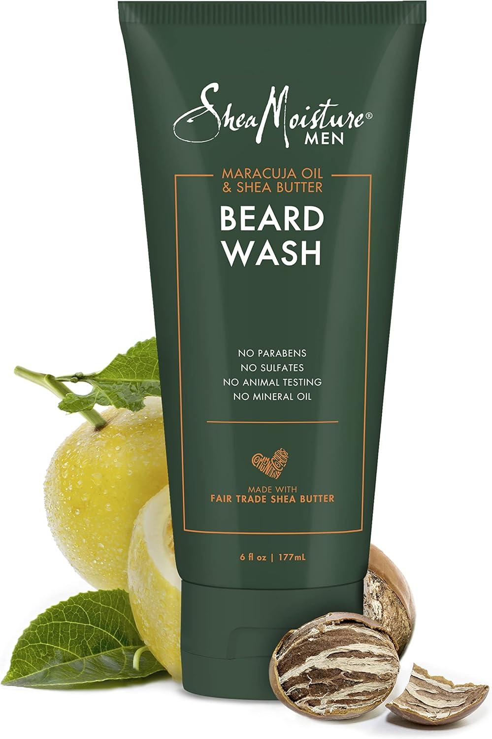 Shea Moisture Maracuja Oil & Shea Butter Beard Wash, 6 Fluid Ounce image number 6