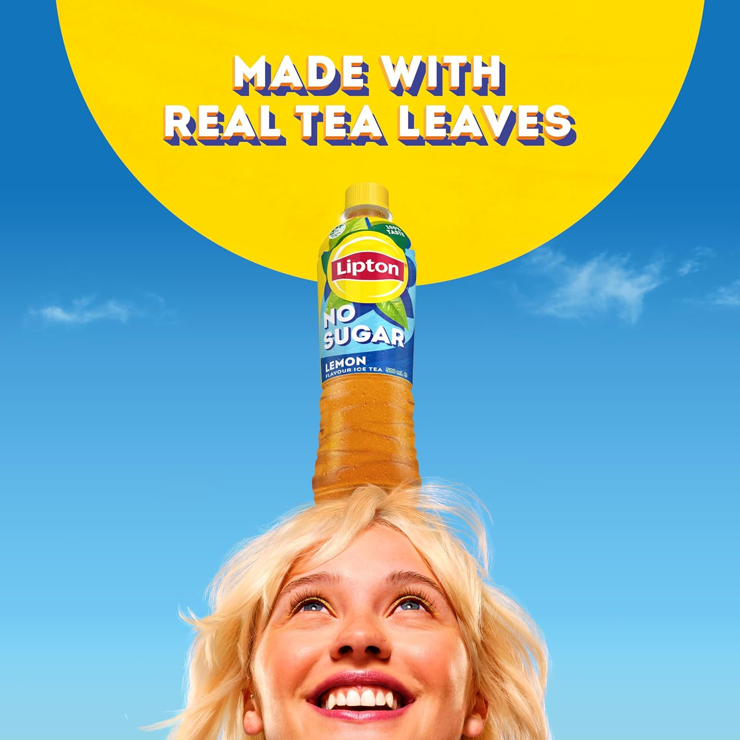 Lipton Ice Tea Lemon No Sugar 500ML X 12 Pack image number 2