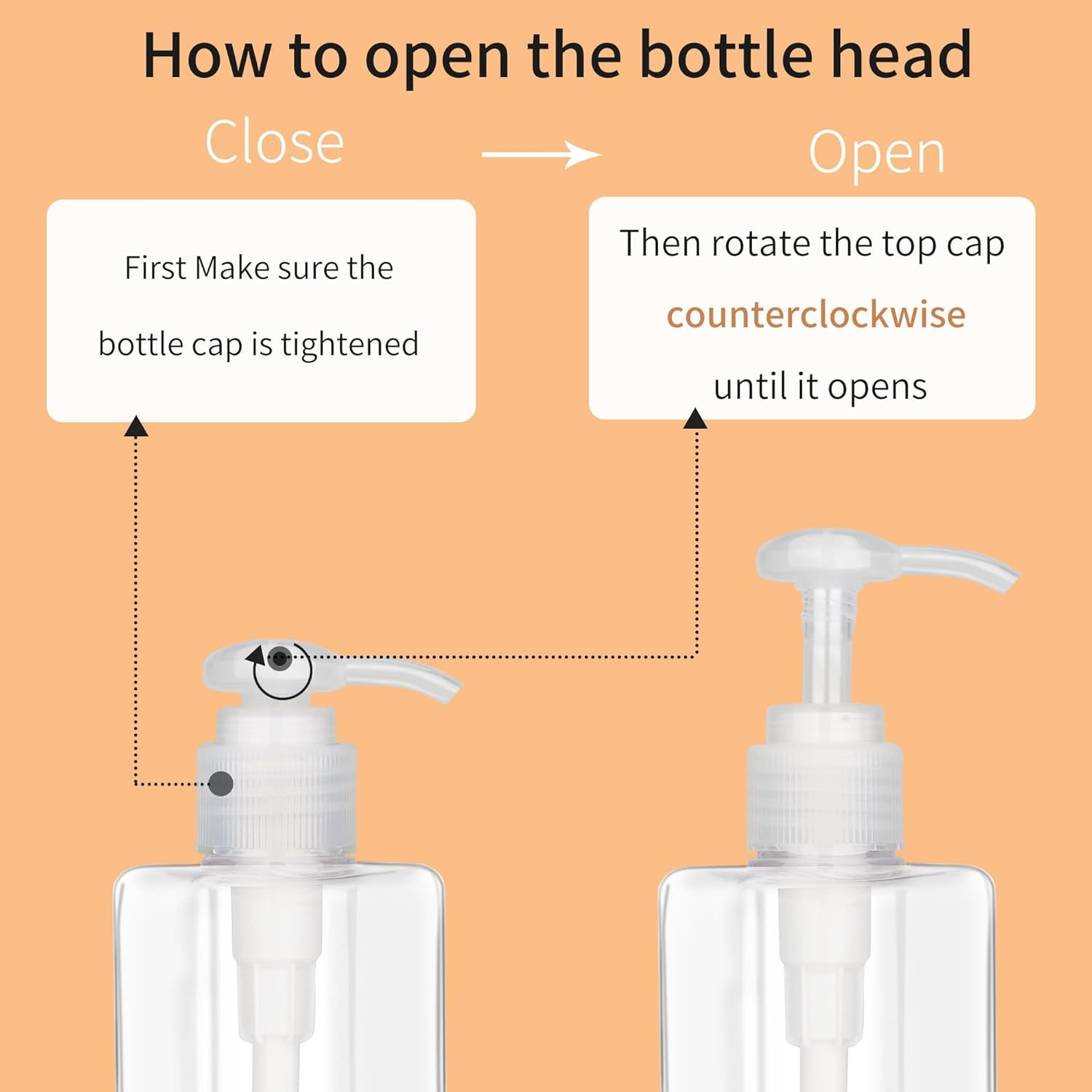 150Ml (5.1Oz) Pump Bottle Dispenser Jansburg 2 Pack Refillable Flat Square Plastic Lotion Dispenser Leakproof Empty Lotion Pump Bottle for Essential Oil Soap Lotion Shampoo Clear - Clear image number 2