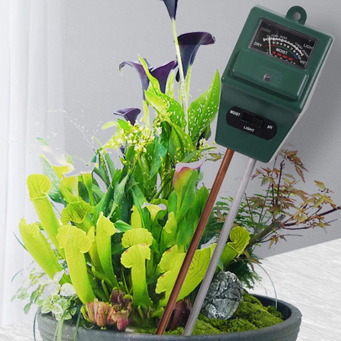 3 in 1 Soil Test Kit Moisture Meter PH and Light Tester No Battery Needed image number 6