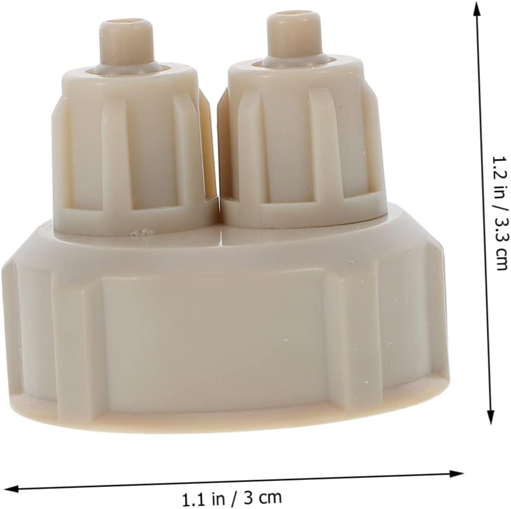 6Pcs DIY Reactor Generator Bottle Cap Reactor Bottle Caps Quick Screw Plastic Caps Difusser Plants Air Diffuser Bottle Caps Equipment Aquarium ABS Engineering Plastic Material image number 1