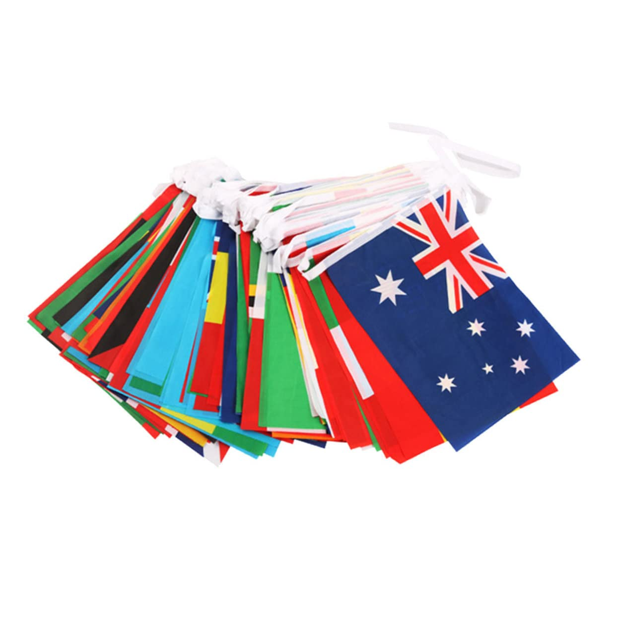 BUTIFULSIC National String Flag Banner Countries World Flags Bunting Bar Decorations School Events Sports Clubs Festivals Parties image number 6