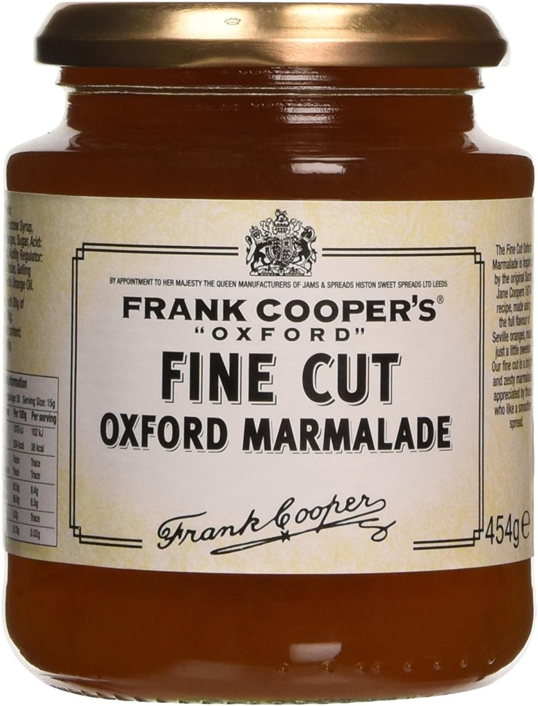 Frank Cooper'S Fine Cut Oxford Marmalade, 454 G image number 1