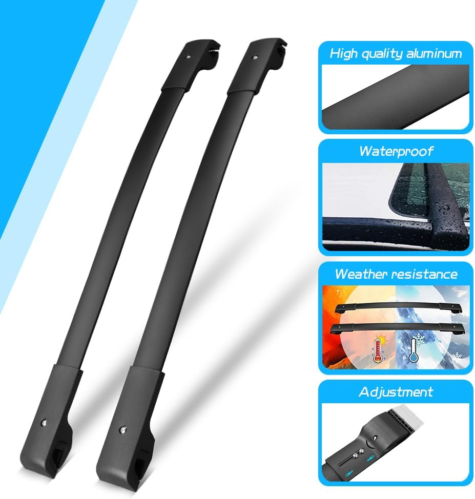 HEKA Roof Rack Cross Bars Compatible with Ford Bronco Sport (On Road) 2020-2026 Base & Big Band Rails Models for Kayak Luggage Ski Bike Carrier image number 2