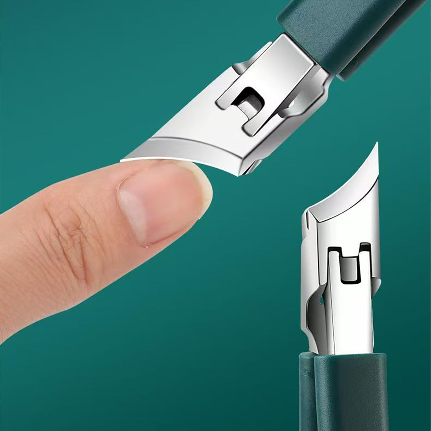 Nail Clippers - Thick Toenails Trimmer,Heavy-Duty Ergonomic Splash-Proof Nail Clippers for Salon, Travel, Home, Men Toddler Women image number 4