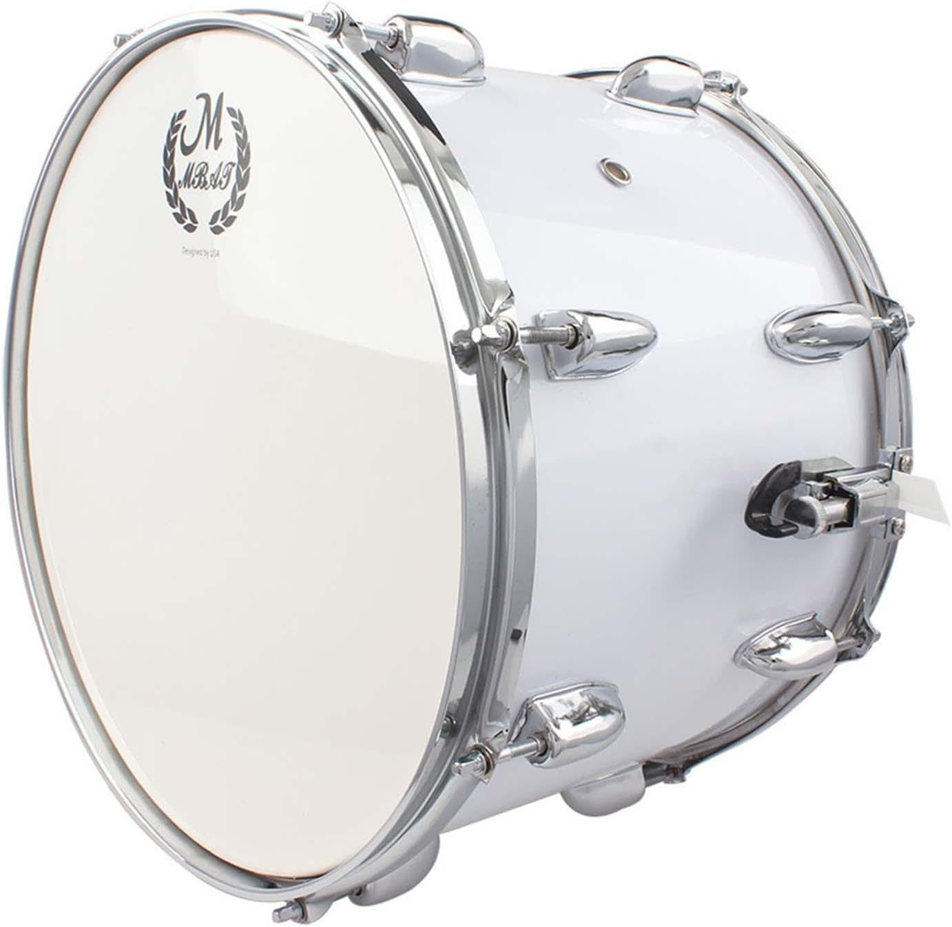 Marching Snare Drum, 14 Inch Musical Education Percussion Instrument with Drumsticks, Drum Key and Strap image number 3
