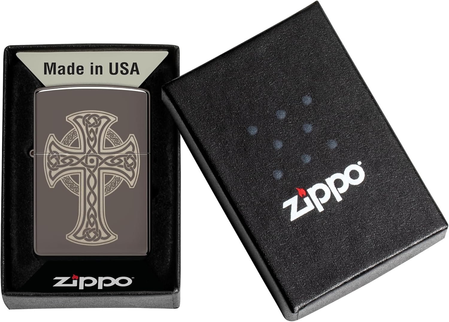 Zippo Celtic Cross Design Lighter image number 6