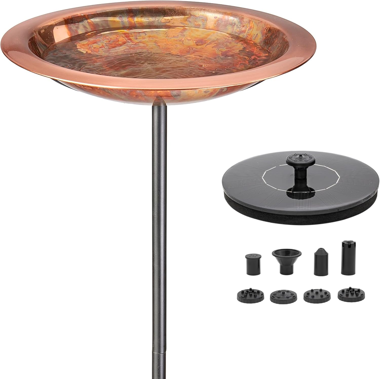 Good Directions Blue Verde Bird Bath on Garden Pole 13' image number 3