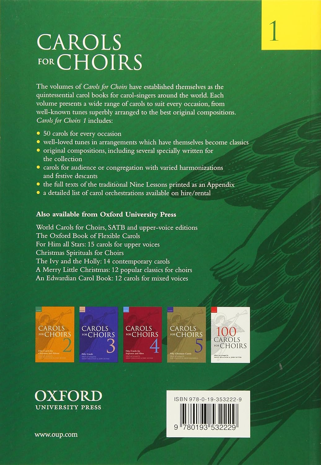 Carols for Choirs 1: Vocal Score