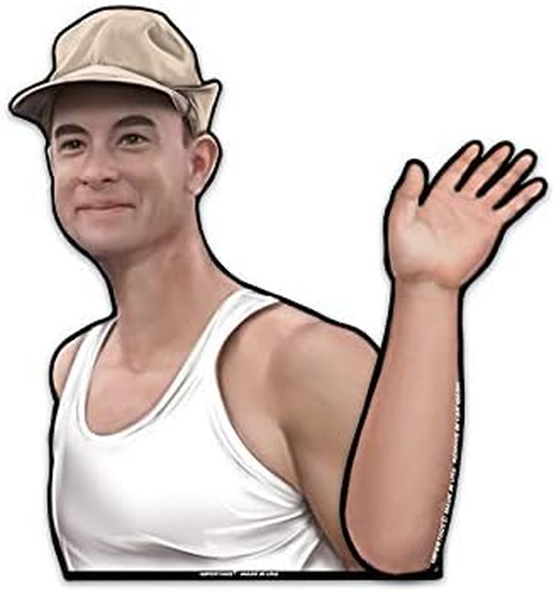 Shrimp Boat Captain Waving Wipertags USA with Decal for Rear Vehicle Wipers image number 1