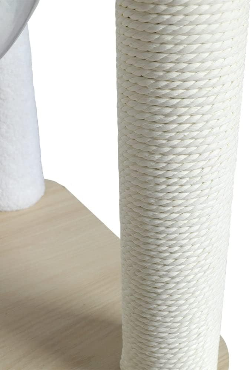 Pawz 138Cm Cat Tree &ndash; Cats Tower, Scratching Post, Scratcher, Wood, Condo, Toys, Modern House, Climbing image number 4