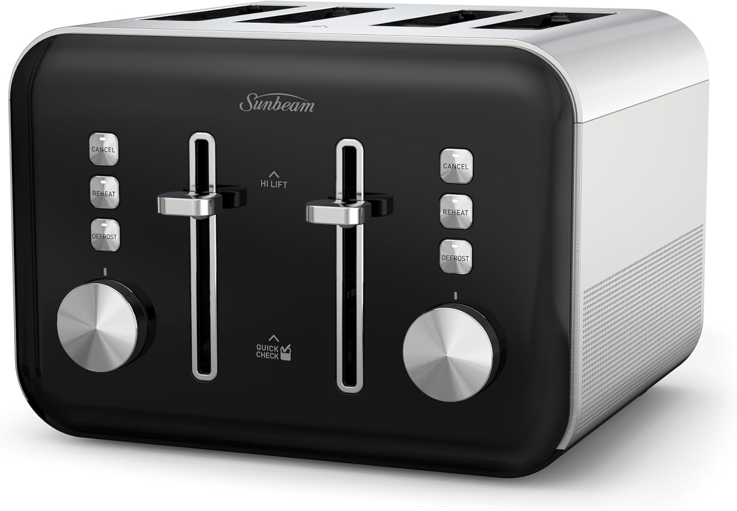 Sunbeam Simply Shine 4-Slice Toaster | High Lift & Quick Check Lever, 9 Browning Settings, Black TAP4004BK image number 2