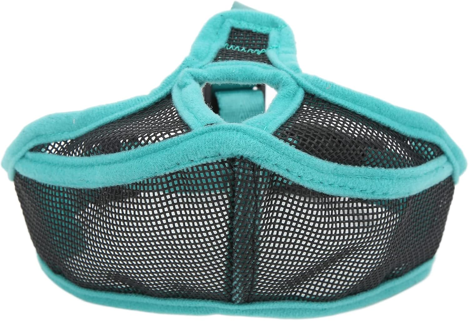 Short Snout Dog Muzzle, French Bulldog Adjustable Straps Full Breathable Mouth Mesh Smoother Soft Edge anti Biting Chewing Barking Training Grooming Mask Flat Faced Tongue Out Design Pet Supplies(L) image number 1