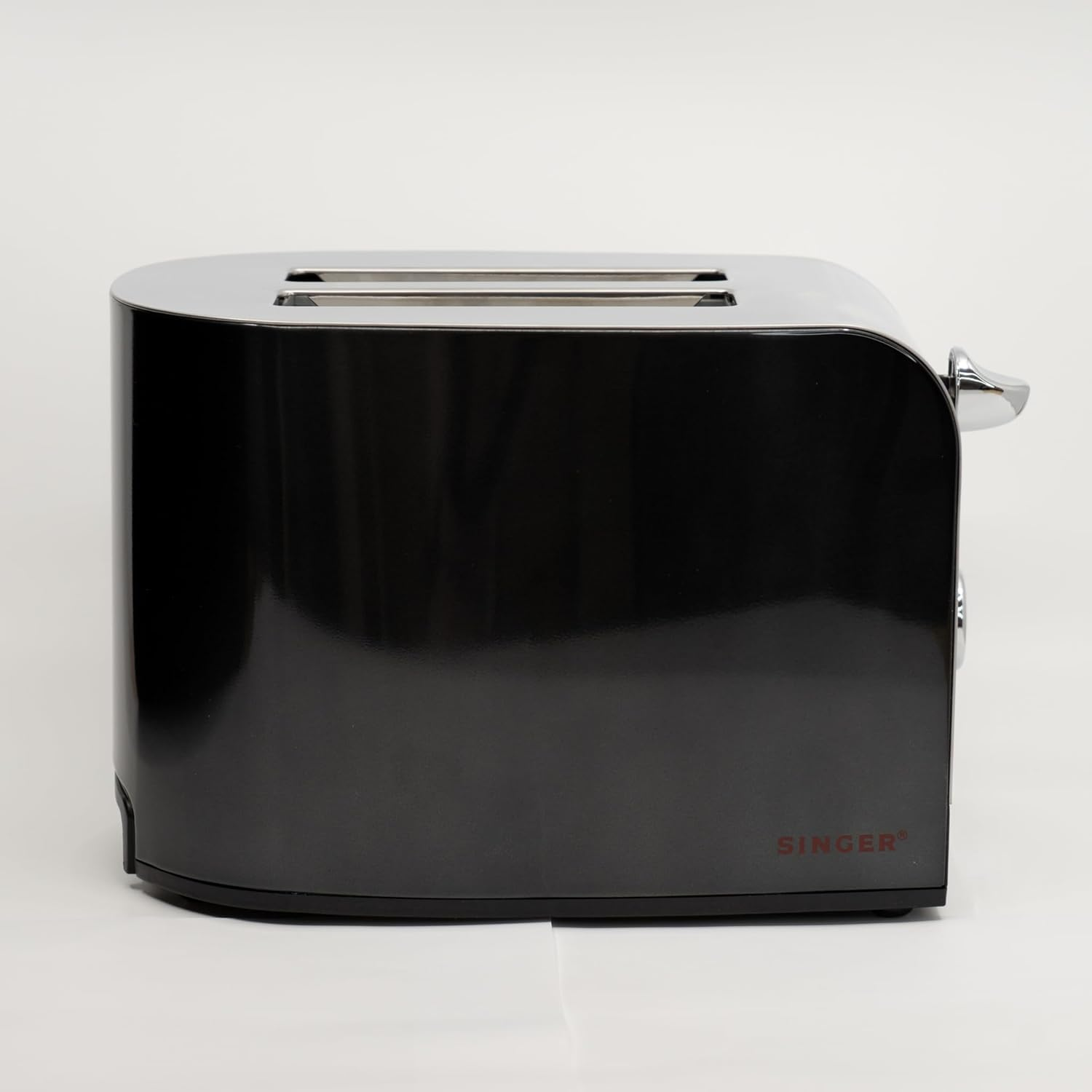 Singer 2 Slice Stainless Steel Toaster, Black image number 4