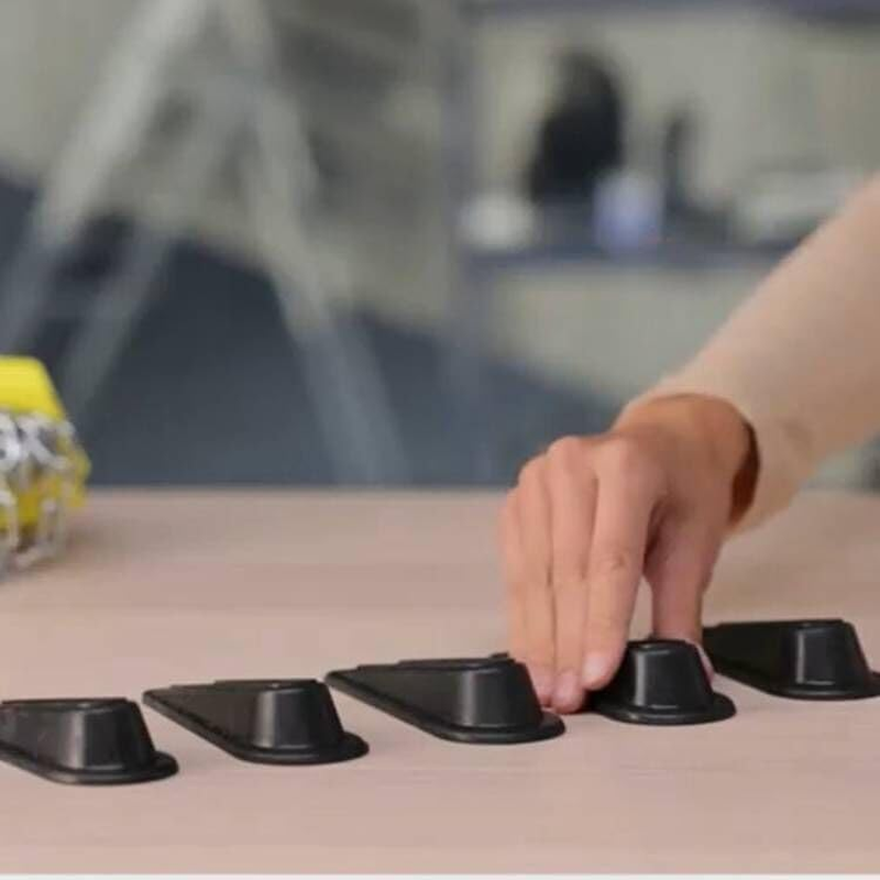Rubber Door Stop Wedge for All Floors Scratch Resistant and Anti-Slip Design (5 Packs) image number 4