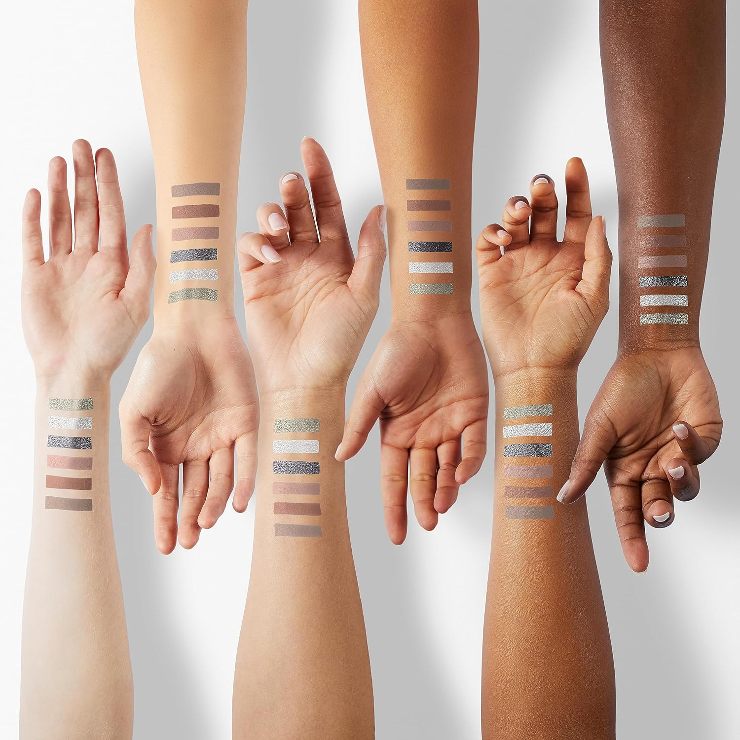 Erinde [3PCS] Liquid Glitter Matte Eyeshadow, Liquid Glitter Eyeliner and Matte Cream Eyeshadow 2 in 1, Quick Drying, Easy to Apply, Long Lasting Korean Shimmer Matte Eyeshadow Eye Makeup image number 5