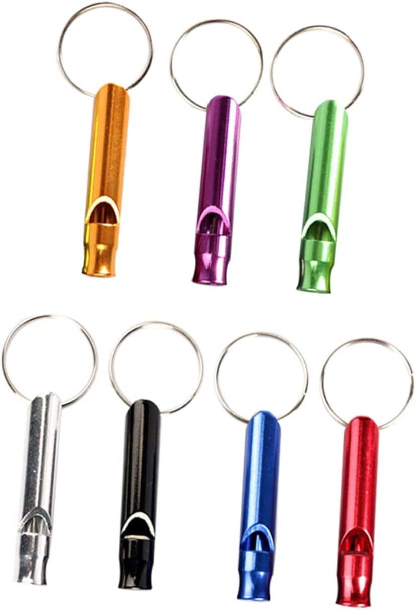 7Pcs Ultrasonic Bird Training Whistle Set for Parrots and Pigeons Ideal for Silent Training and Recall Safe Alloy Material image number 4