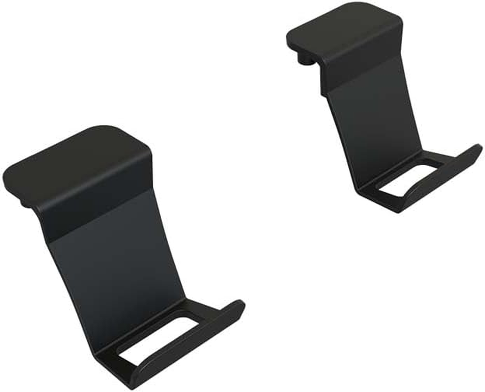 Wall Mount Bracket for Switch 2/Switch, Game Console Storage Rack with Controller Holders and Hook, Black image number 4