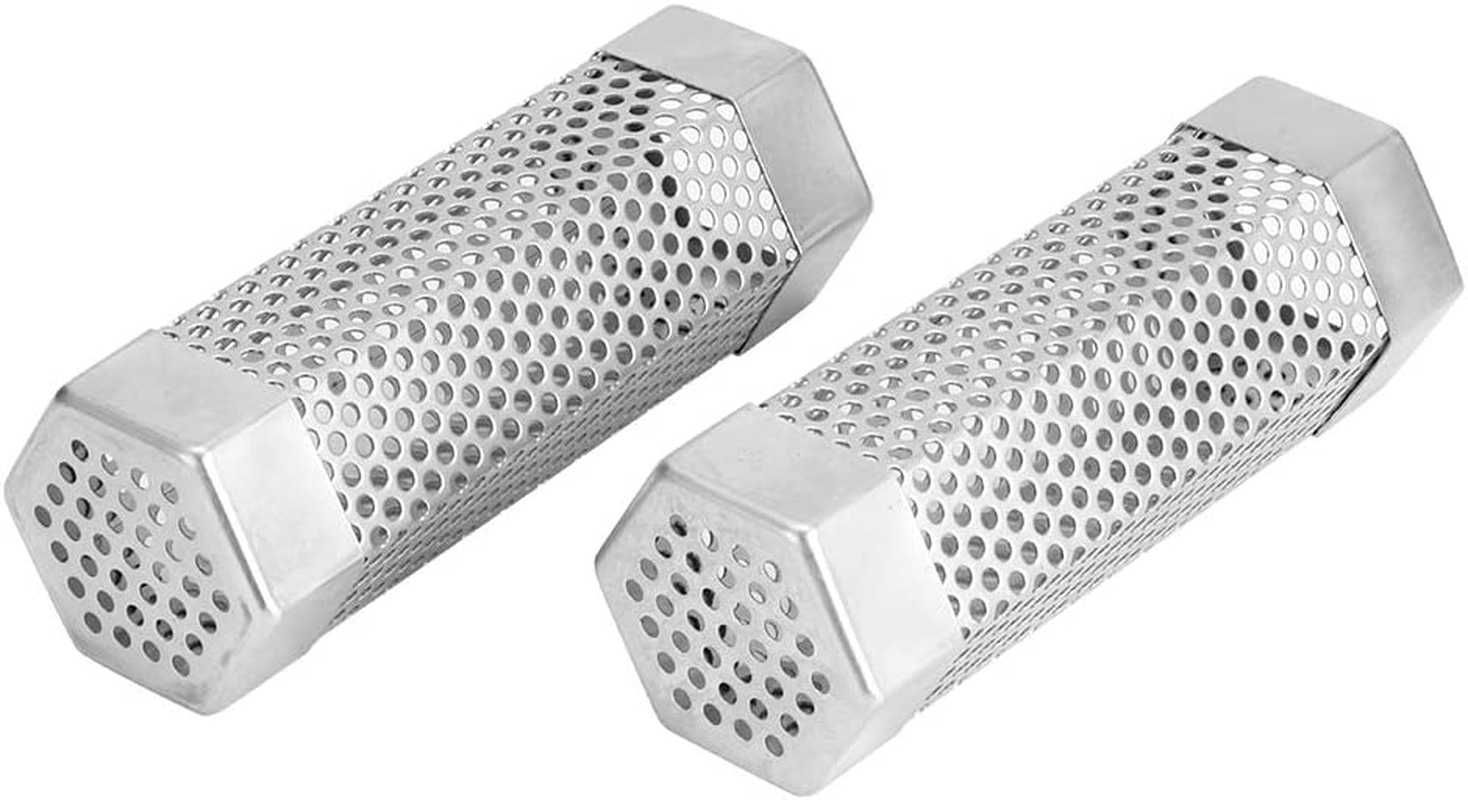 Joyzan Pellet Smoker Tube, Pellets Smoker Box Portable BBQ Smoking Generator Stainless Steel Grilling Tool 5 Hours of Additional Billowing Hot or Cold Smoke for All Electric Gas Charcoal Grill Smokers image number 2