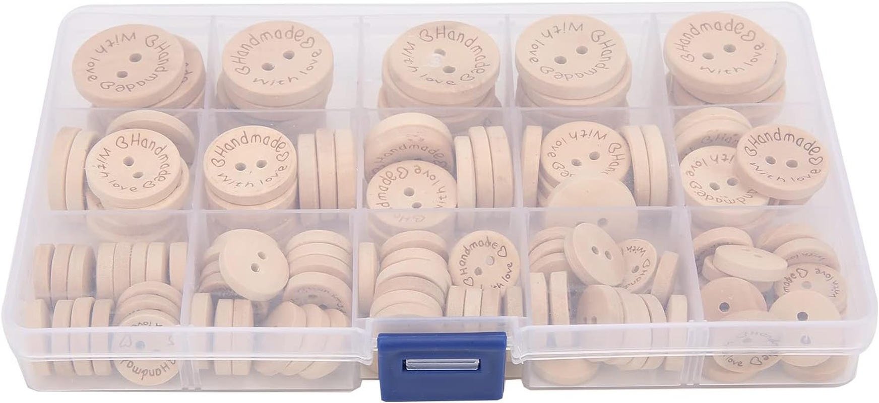 Sewing Buttons, Waterproof and Durable Wooden Buttons for Children'S Clothing Decoration for DIY Crafts image number 1