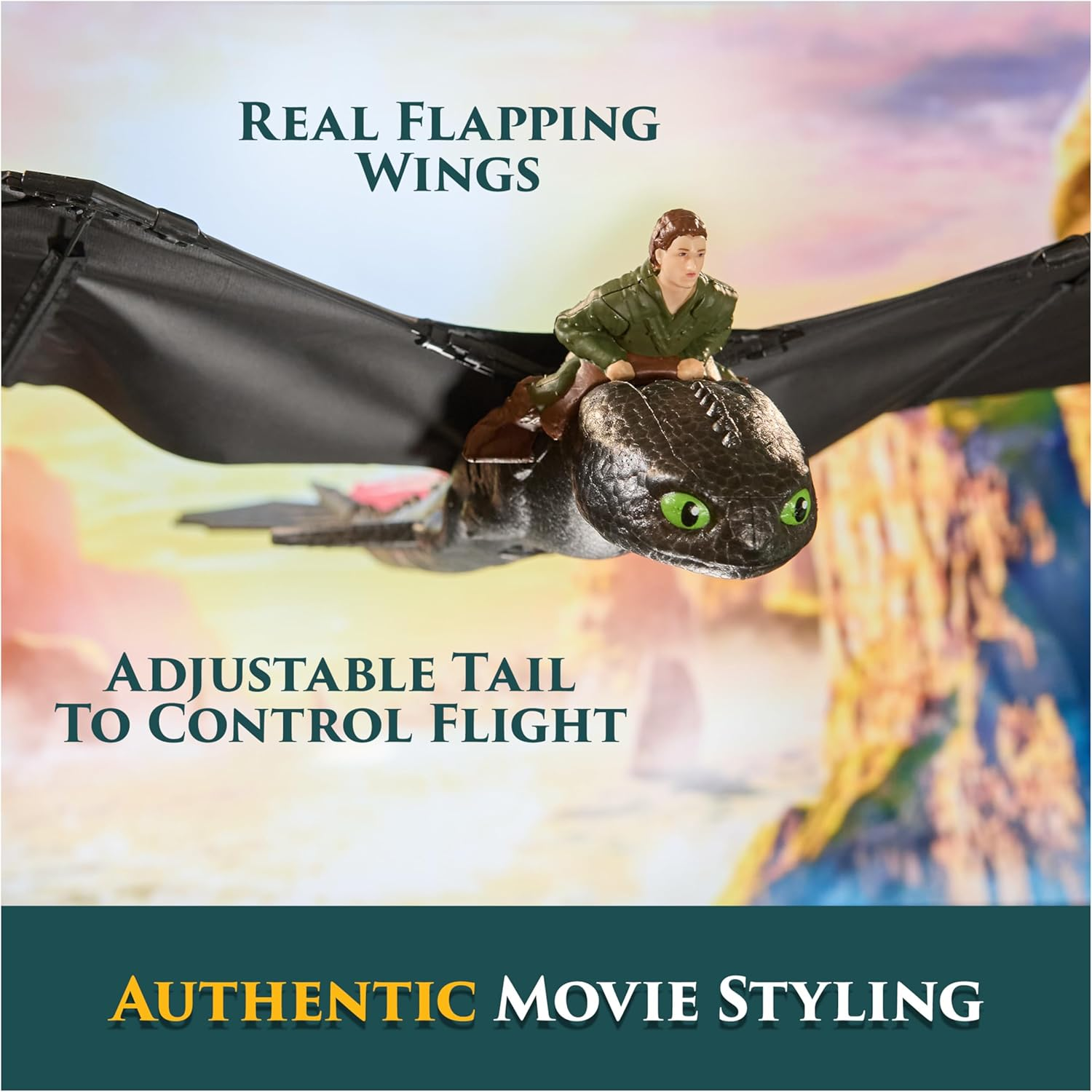 Dragon'S Movie Real Flying Toothless Radio Control image number 3