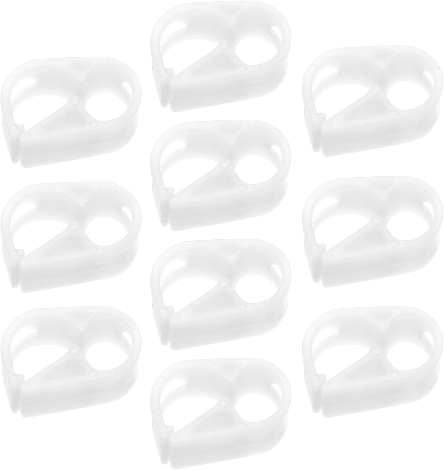 Create Idea 10Pcs Adjustable Tube Clamp PP Tubing Clamps Pipe Clamps Water Flow Control Clip Adjustable Tube Clam for Control Flow of Liquid in the Pipe Fit for 5-8Mm Tube image number 1