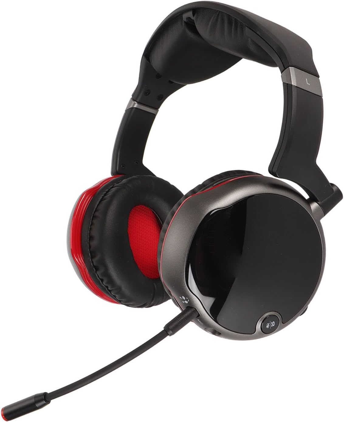 2.4G Wireless Gaming Headset for Laptop PC, 2.4G Wired 3.5MM Computer Headphones, Virtual 7.1 Surround Sound Gamer Headphones with Mic for , Switch, Phone, Tablet image number 2