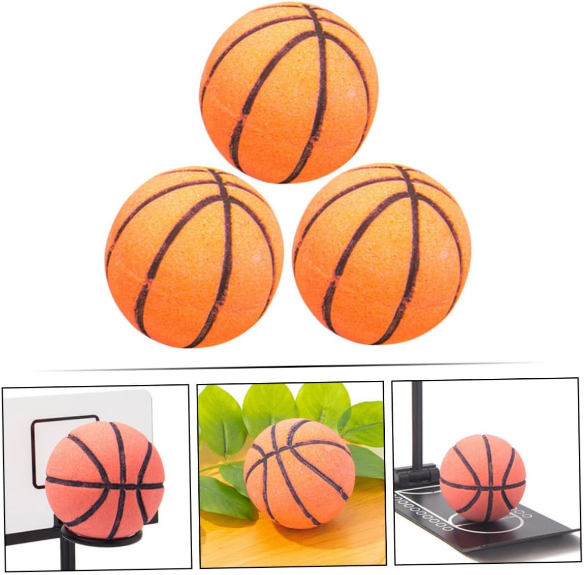 Gatuida 3Pcs Salt Bath Bomb Himalayan Sea Salt Bubble Bath Balls for Relaxation