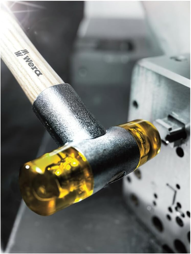 Wera 101 Soft-Faced Hammer with Nylon Head Sections, 2 X 27 Mm Size