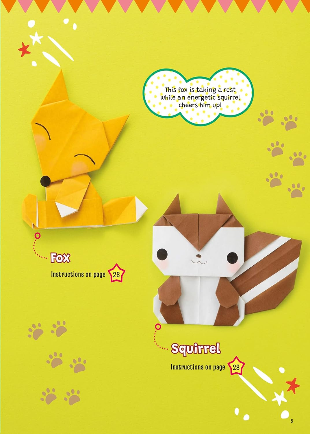 Easy Origami for Kids: Cute Paper Animals, Toys, Flowers and More! (40 Fun to Fold Projects) image number 5