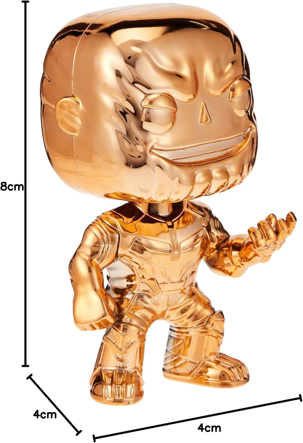 Funko Pop! Avengers 3 Infinity War - Thanos Orange Chrome Vinyl Figure, 10 Cm Height image number 1