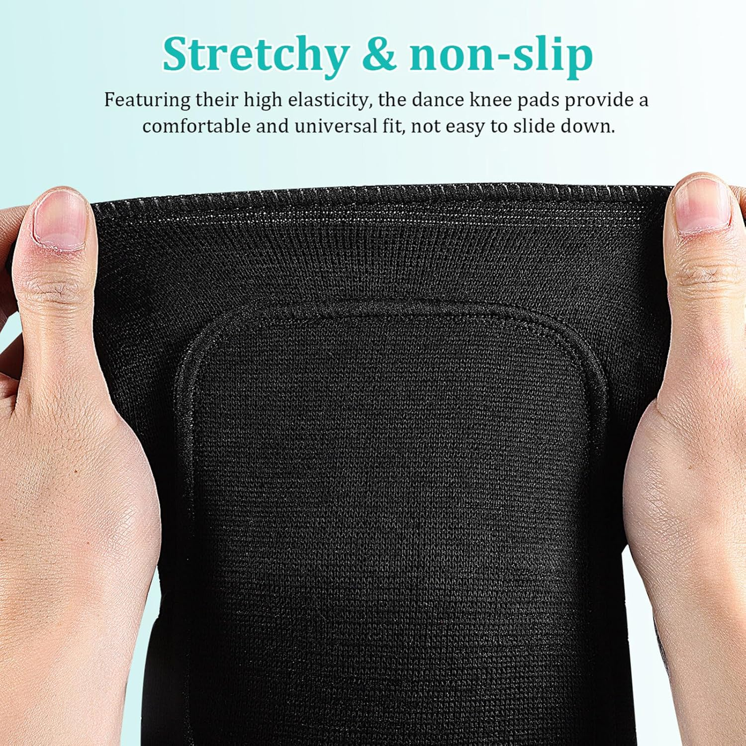 Minkissy Men'S Work Knee Pads Padded Sleeves Soft Breathable for Cycling Yoga Dance image number 2